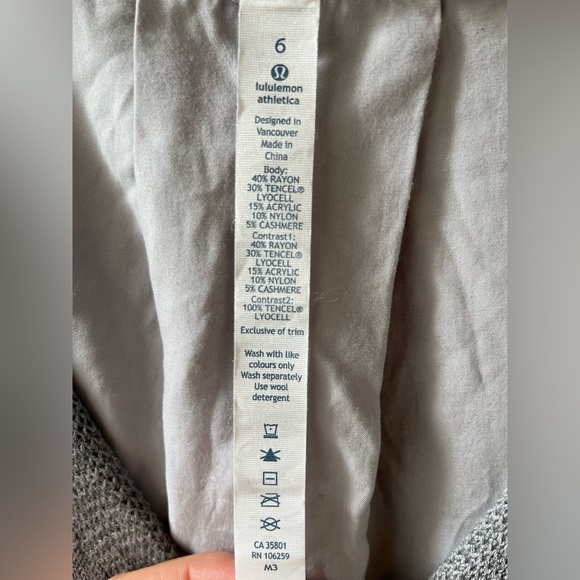 Lululemon Cardi In The Front Sweater - Picture 6 of 6